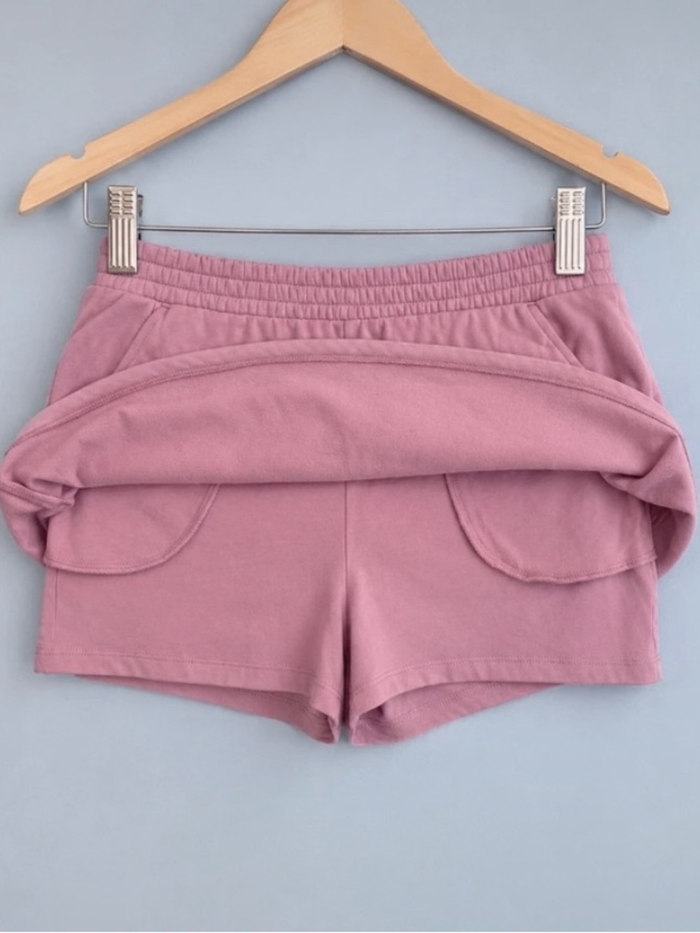 art class Pink Elastic-Waist Pocket Skort